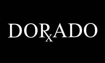Contains the stylized text "Dorado" with the letter "R" adjusted to look like a prescription "Rx" label
