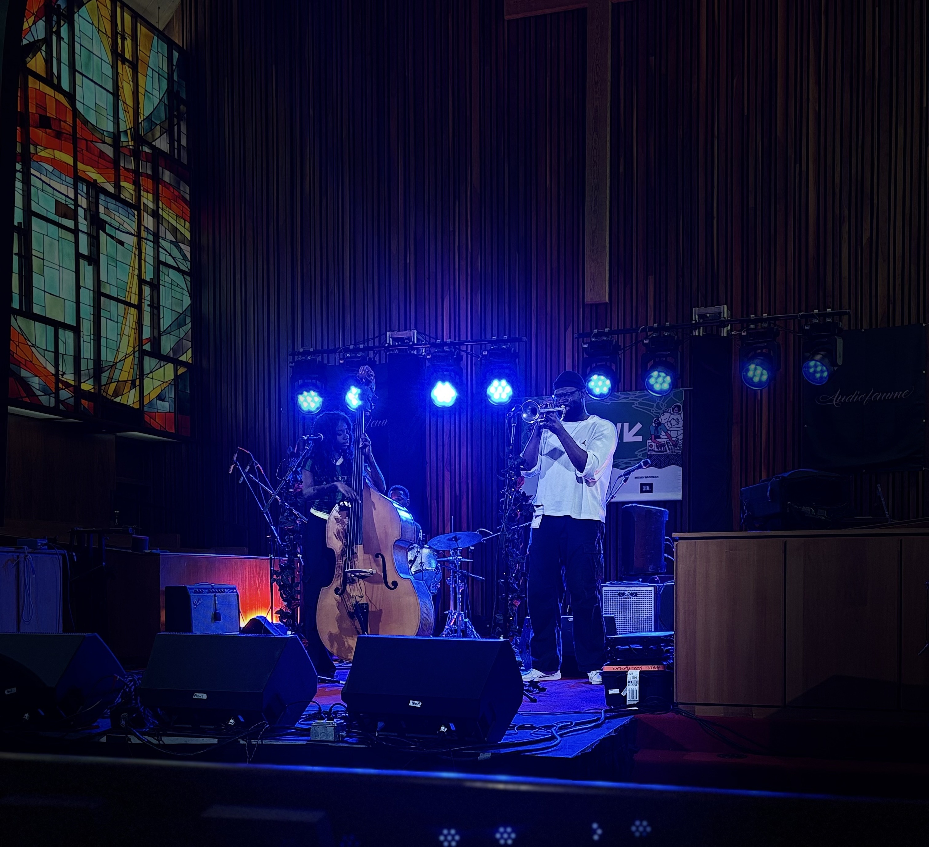 Amy Gadiaga performs at Central Presbyterian Church at SXSW 2026