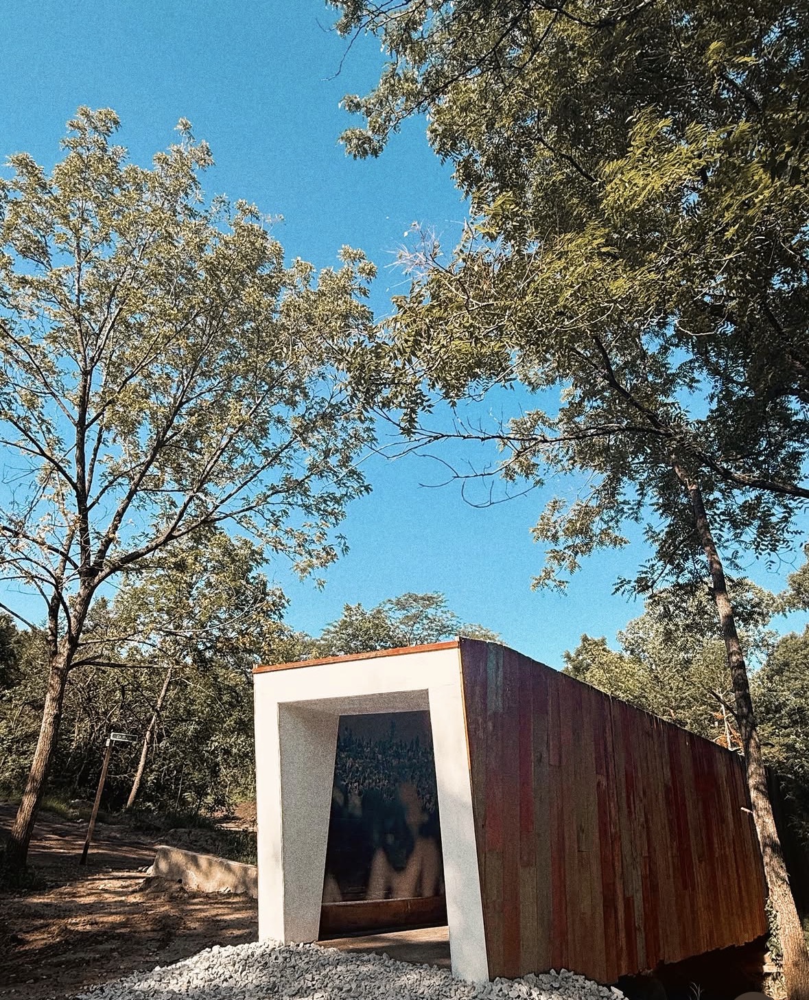 Replica of the Madison County trail