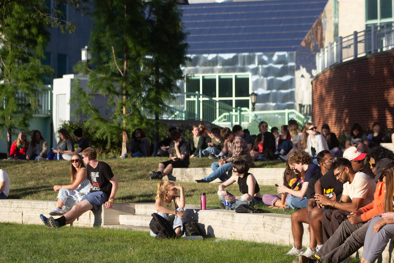 Audience of the Battle of the Bands