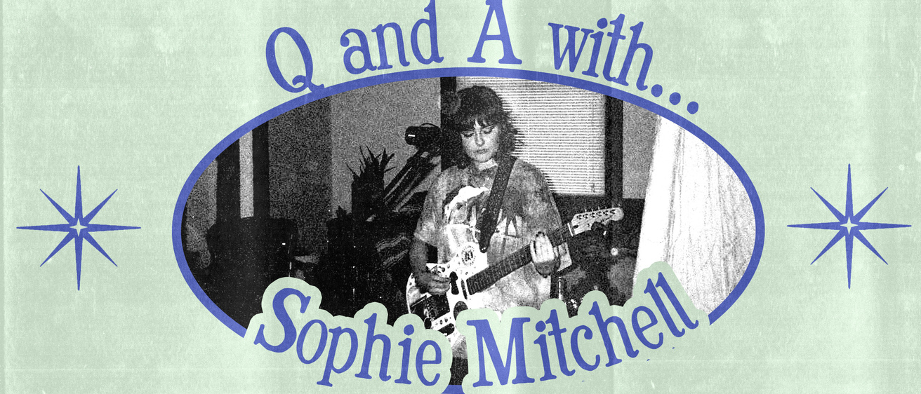 Q and A with Sophie Mitchell - green and blue 
