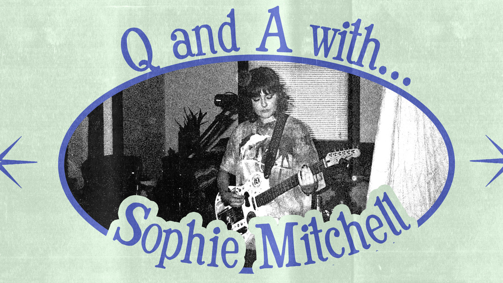 Q and A with Sophie Mitchell - green and blue 