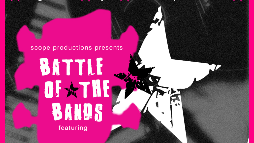 pink and black promotion poster